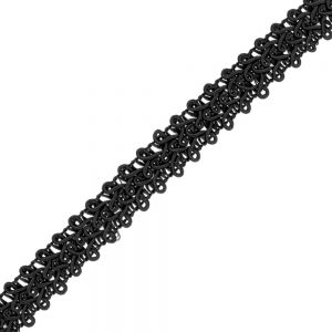 ruban passementerie jalousie 02 cm noir