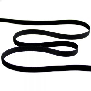 ruban velours 07 mm noir