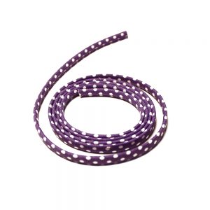 spaghetti a pois 7 mm violet