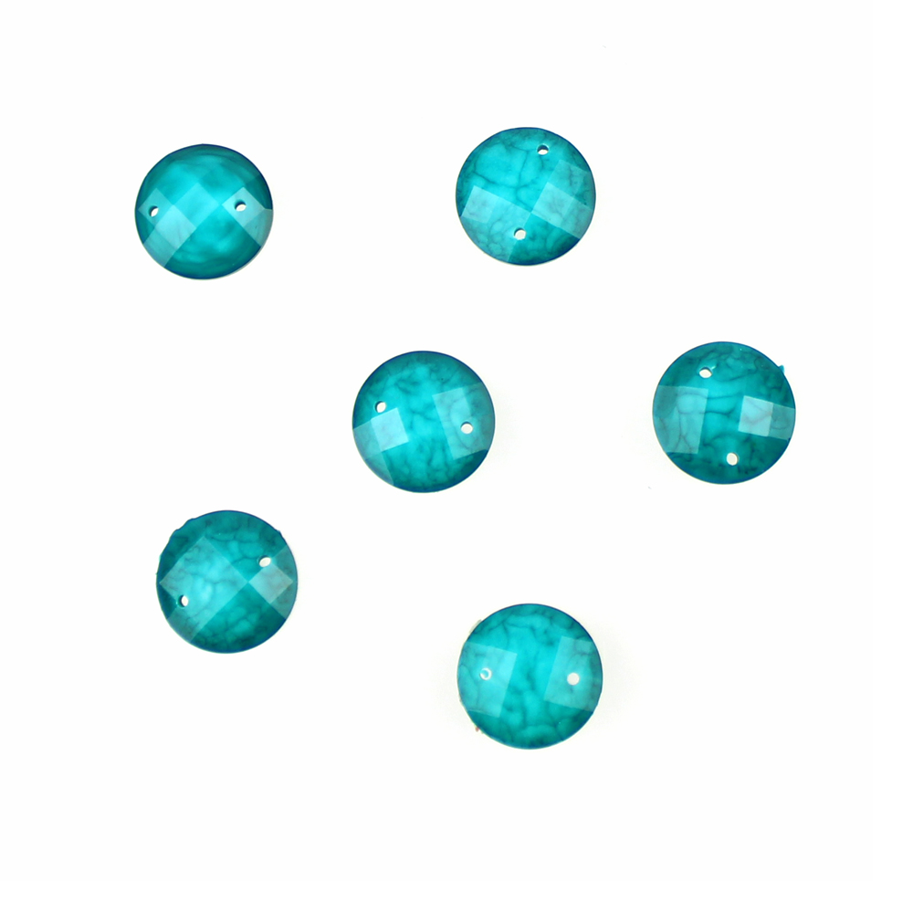 strass rond marbre 12 mm turquoise strass rond marbre 12 mm turquoise