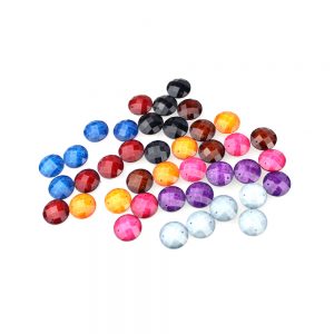 strass rond marbre 16 mm