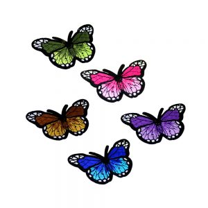 thermocollant papillon brode