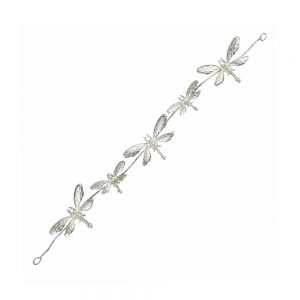 tiare a libellules argent