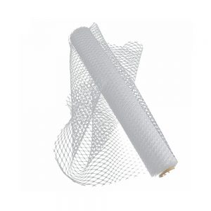 voile metallise 50 cm argent 2