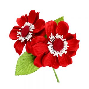 FLOR ROSAURA rojo