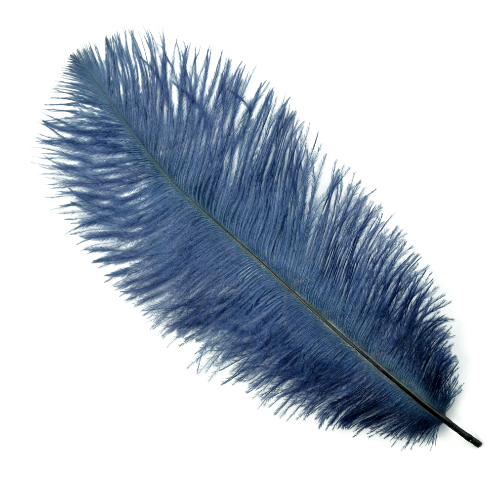 Plumas avestruz 15 20 cm azul marino Plumas avestruz 15 20 cm azul marino