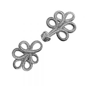 alamar braid 7x3 cm argent