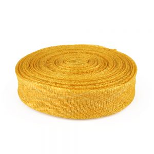 ruban sinamay 3 cm dore