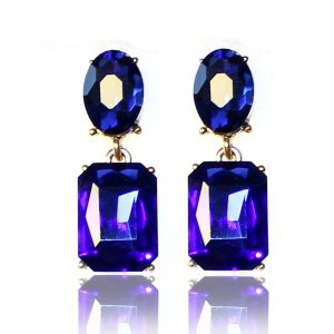 boucles doreille valencia bleu marin
