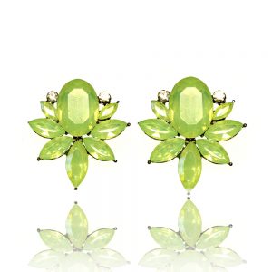 boucles doreilles tarragona vert citron