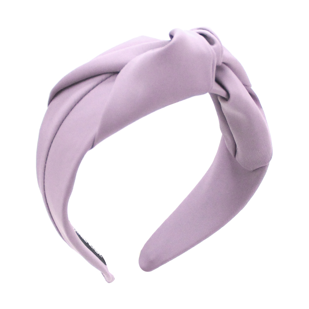 Turban croix Jimena lilas Turban croix Jimena lilas
