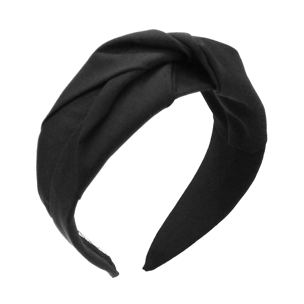 Turban croix Jimena noir Turban croix Jimena noir