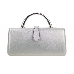 pochette marbella gris argent 2