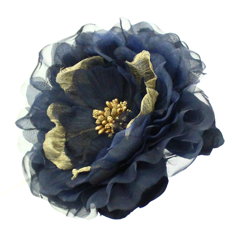 fleur brenda 18 cm bleu moyen fleur brenda 18 cm bleu moyen