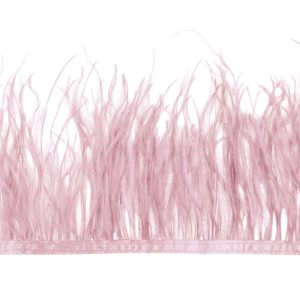GALON AUTRUCHE rose nude fonce