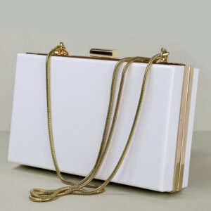 pochette blanca