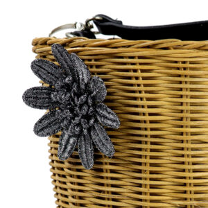 bolso cesto girasol detalle