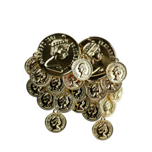 pendientes monedas oro