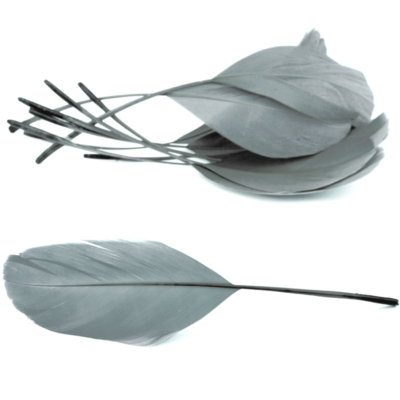 plumas-antena-gris-plata bolsa pluma antena gris plata